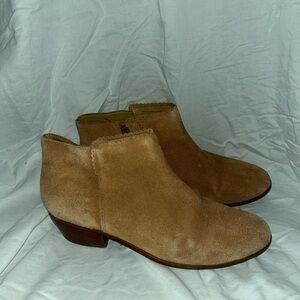 Tan Suede Ankle Boots